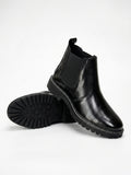 ZAVIO Chelsea Boot, Lug Sole — Black