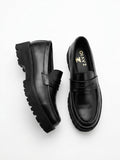 ZAVIO Penny Loafer — Black