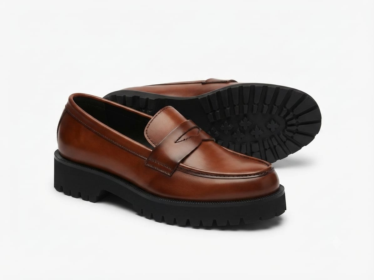 ZAVIO Penny Loafer — Tan