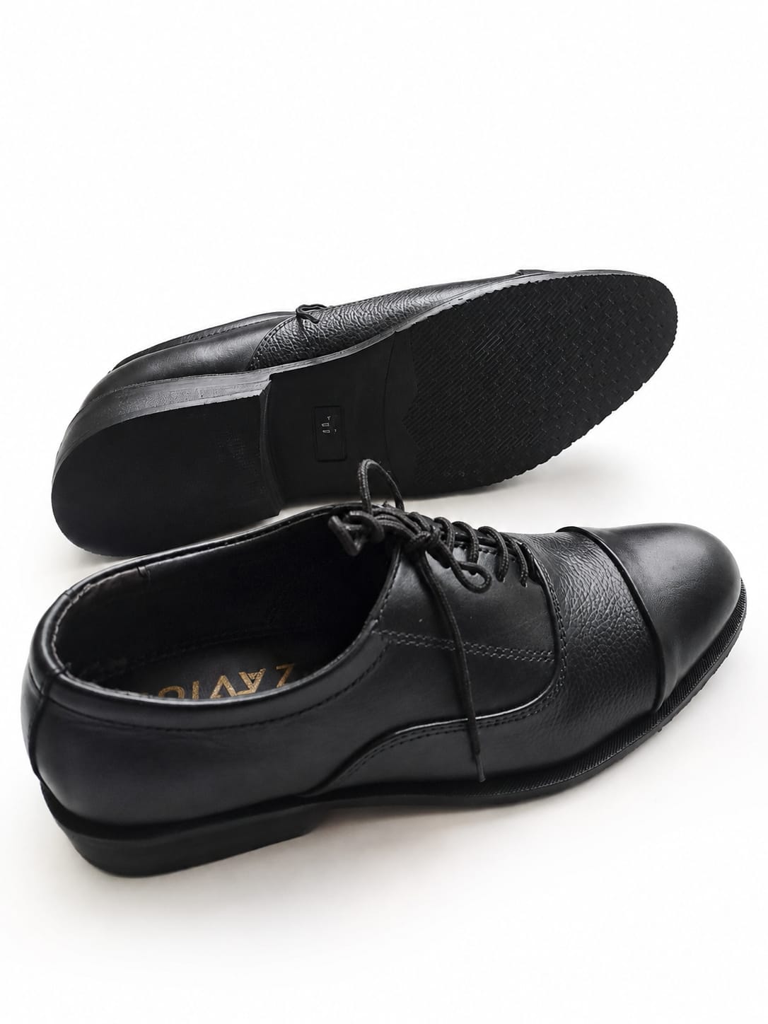 ZAVIO Cap-Toe Oxford — Black
